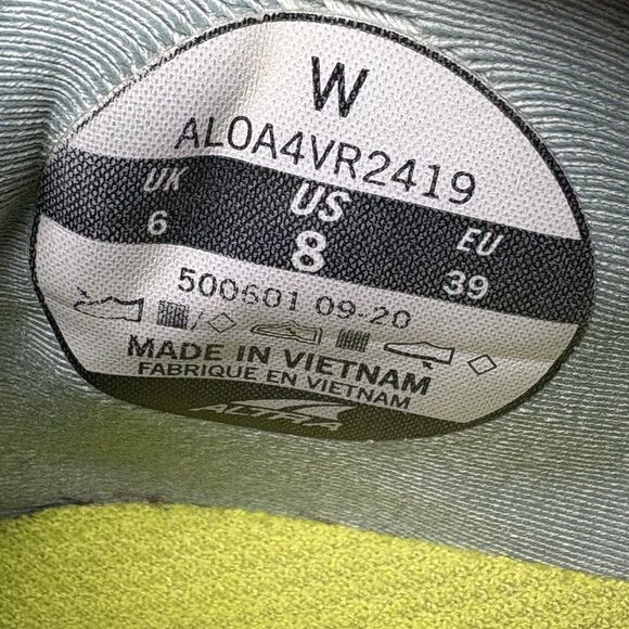 Altra Torin 4.5 Plush Women's Size 8 Road Running Shoes Sneakers Mineral Blue - Picture 13 of 13